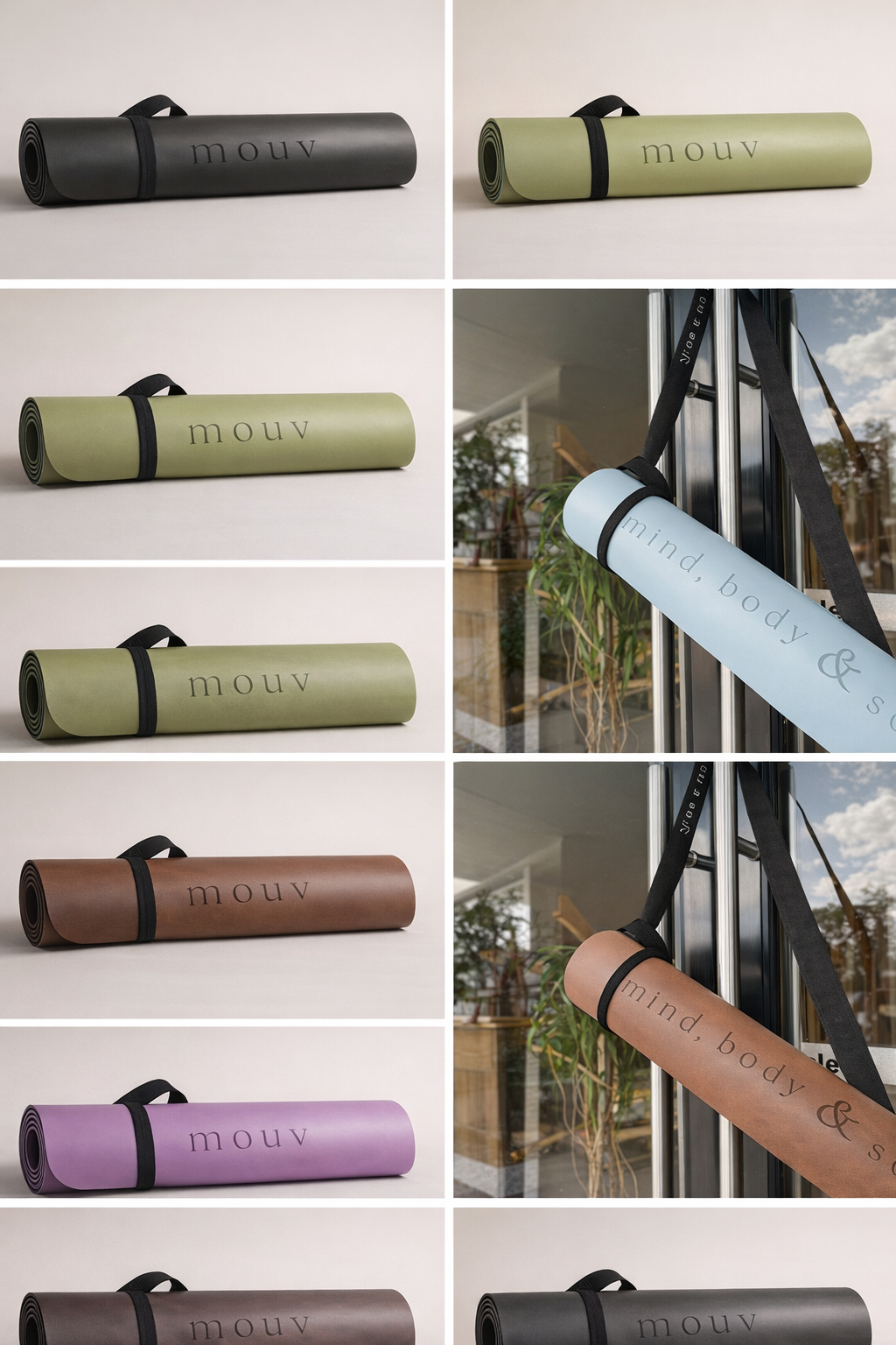 MOUV Logo PU Yoga Mat